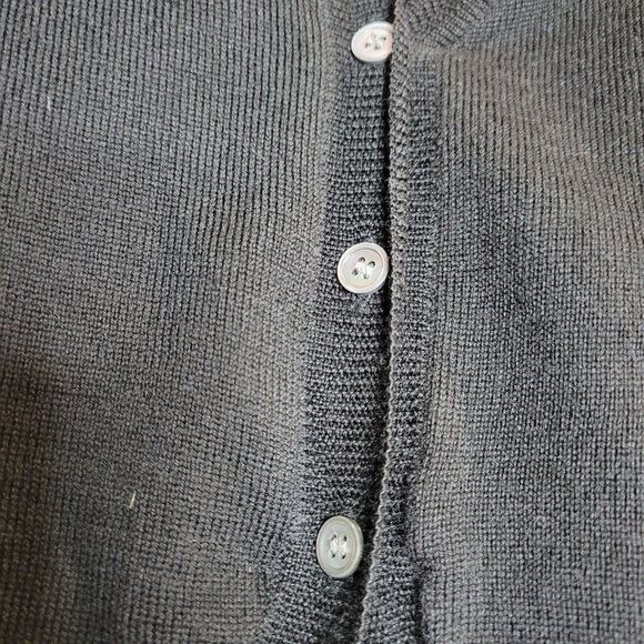 Zero + Marie Cornejo Merino Wool Dark Academia Goth Twee Nerd Cardigan - Picture 3 of 9